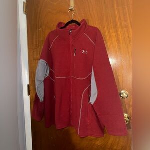 Under Armour Red Fleece Jacket